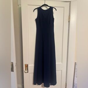 Elegant Navy Blue Maxi Dress
